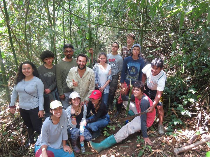 Tikapata's students at Ecological Reserve Chontachaka - : Luna Rosales